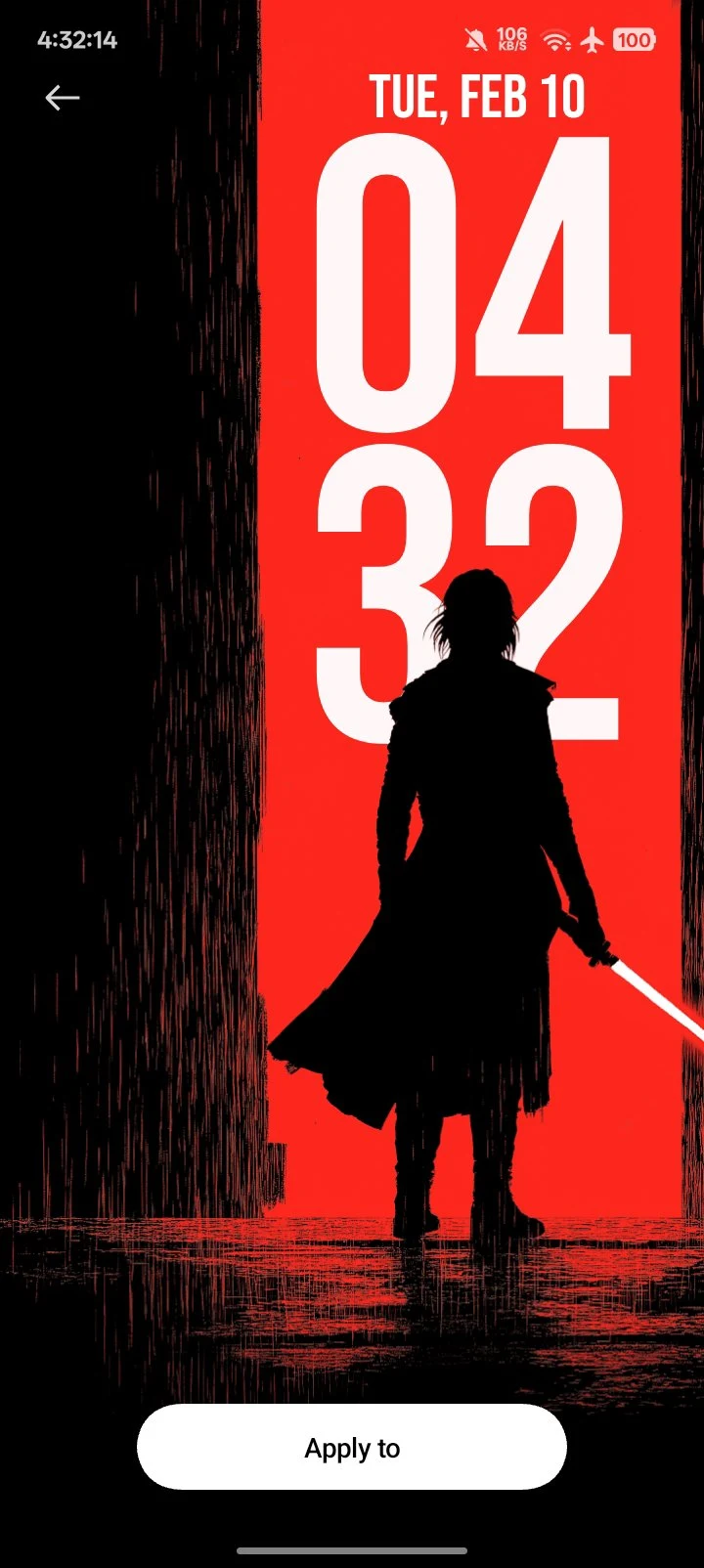 Depth Effect Wallpapers: Clock screenshot
